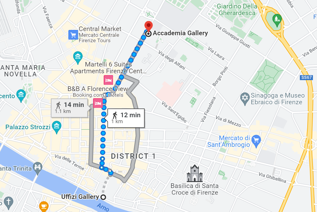 Where is Accademia Gallery? Location & Directions